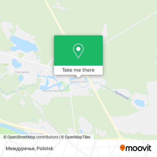 Междуречье map