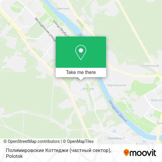 Полимировские Коттеджи (частный сектор) map