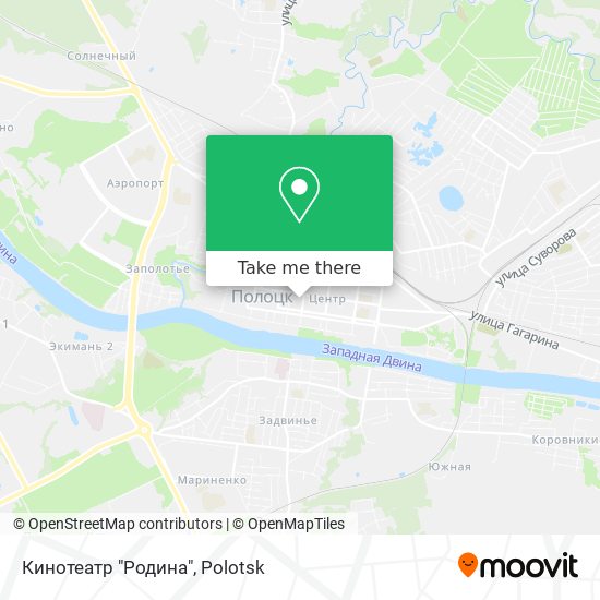 Кинотеатр "Родина" map