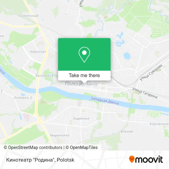 Кинотеатр "Родина" map