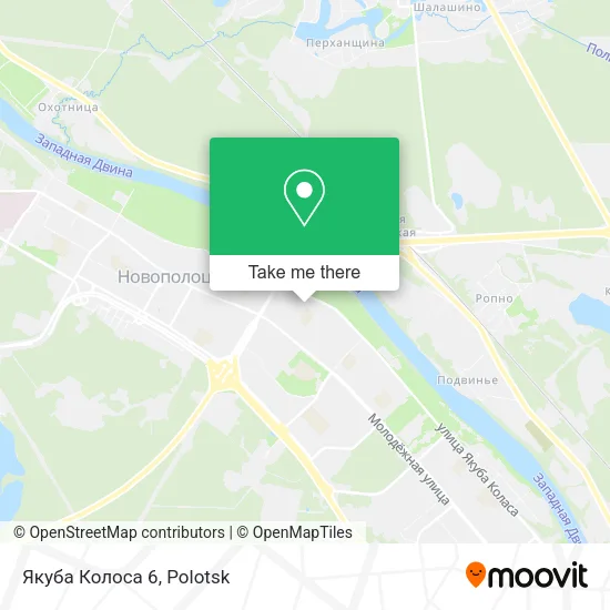 Якуба Колоса 6 map