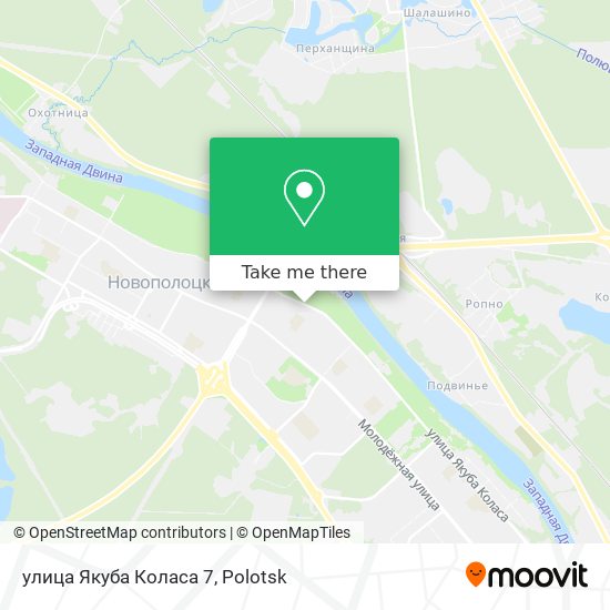 улица Якуба Коласа 7 map