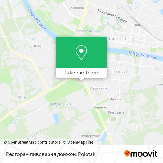 Ресторан-пивоварня донжон map