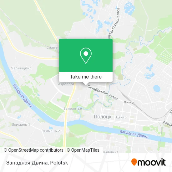 Западная Двина map