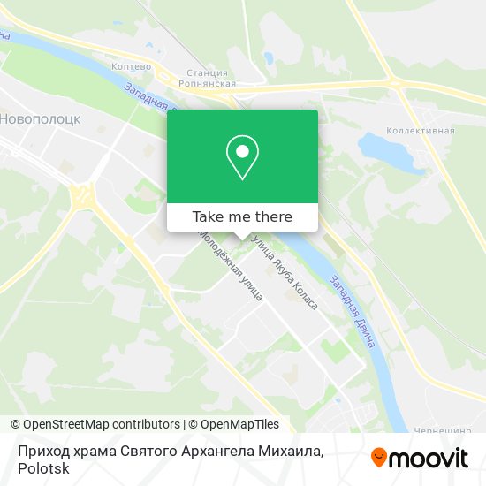 Приход храма Святого Архангела Михаила map