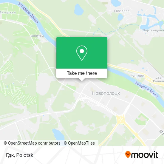 Гдк map