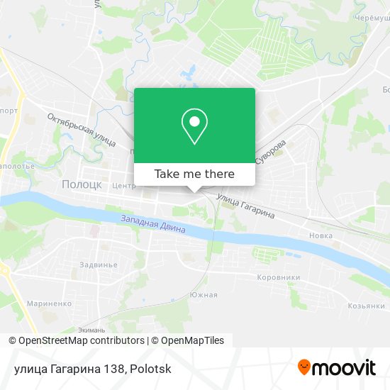 улица Гагарина 138 map