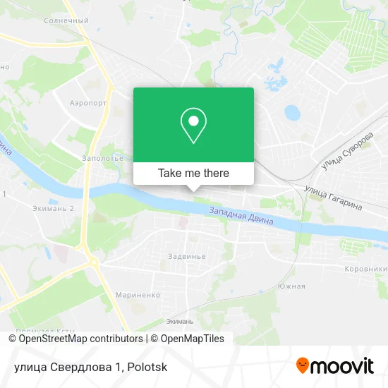 улица Свердлова 1 map