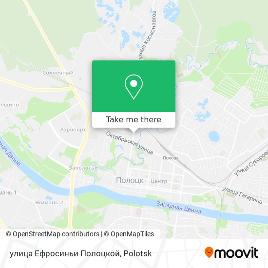 улица Ефросиньи Полоцкой map