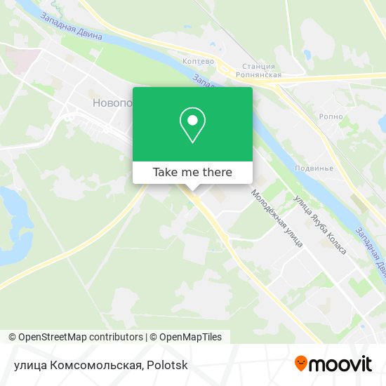 улица Комсомольская map