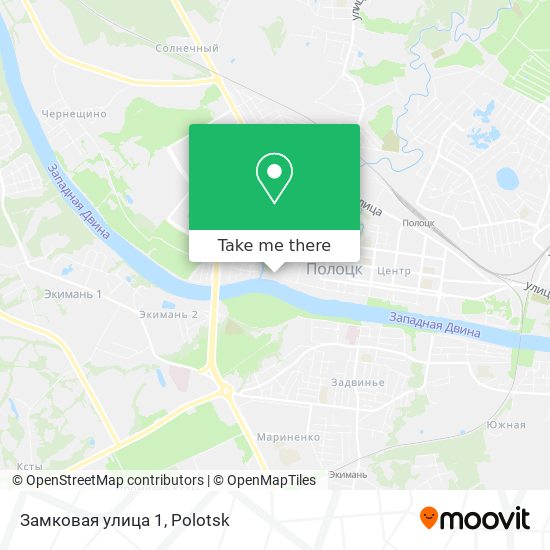 Замковая улица 1 map