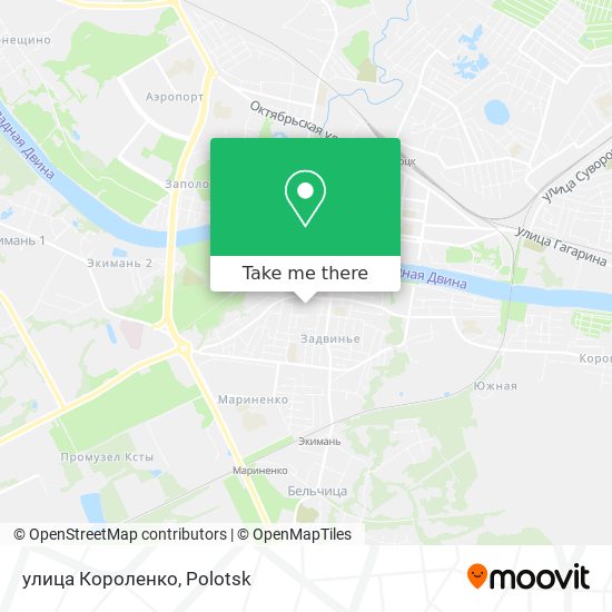 улица Короленко map