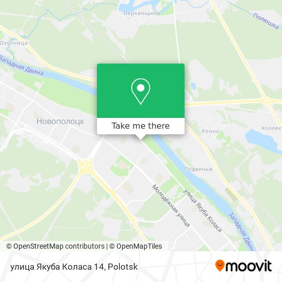 улица Якуба Коласа 14 map