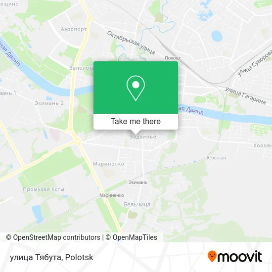 улица Тябута map