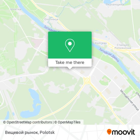 Вещевой рынок map