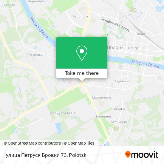 улица Петруся Бровки 73 map