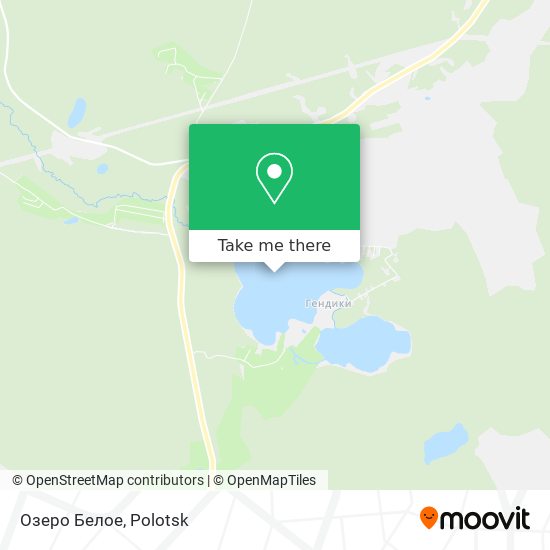 Озеро Белое map