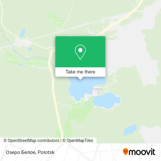 Озеро Белое map