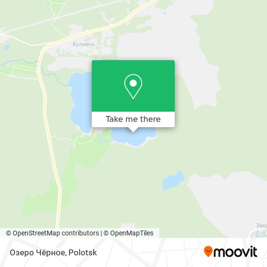 Озеро Чёрное map