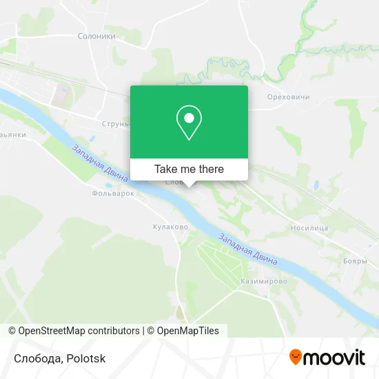 Слобода map