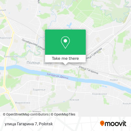 улица Гагарина 7 map