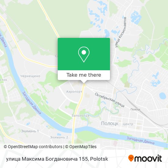 улица Максима Богдановича 155 map