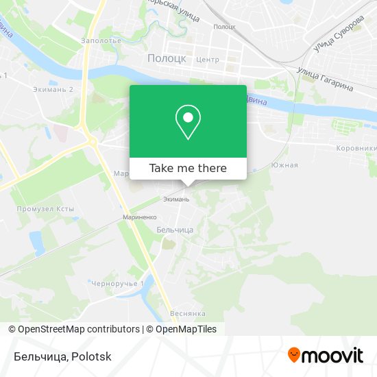 Бельчица map