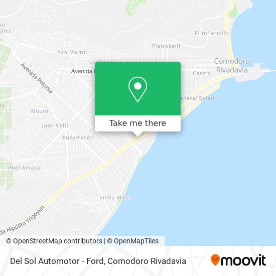 Del Sol Automotor - Ford map