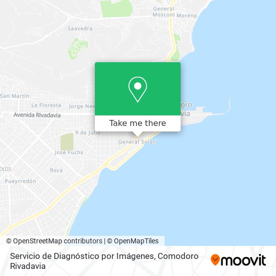 Servicio de Diagnóstico por Imágenes map