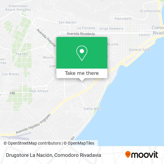 Drugstore La Nación map