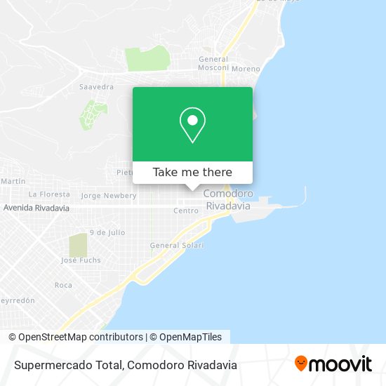 Supermercado Total map