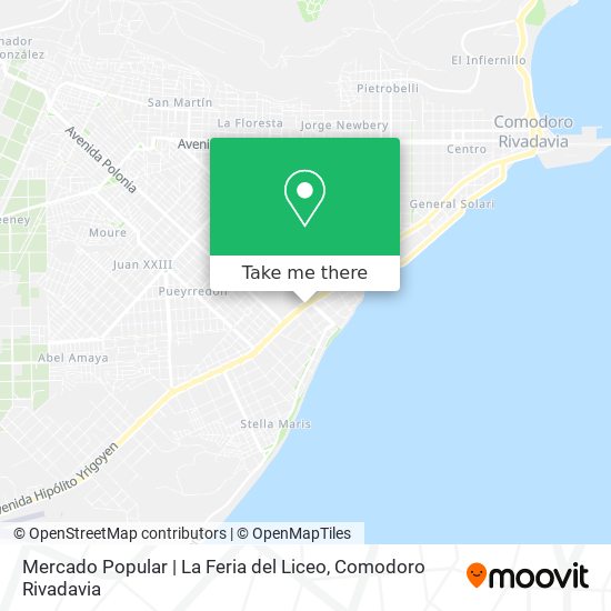 Mapa de Mercado Popular | La Feria del Liceo