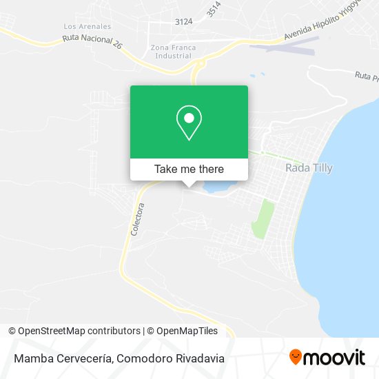 Mamba Cervecería map