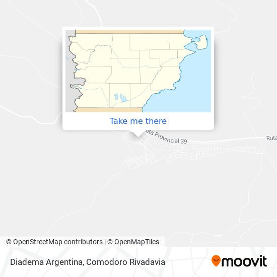 Diadema Argentina map