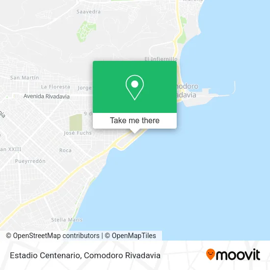 Mapa de Estadio Centenario