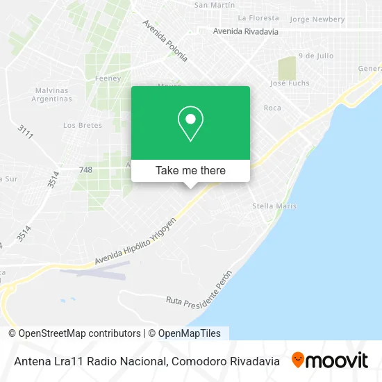 Antena Lra11 Radio Nacional map