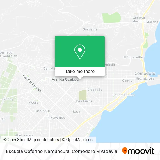 Mapa de Escuela Ceferino Namuncurá
