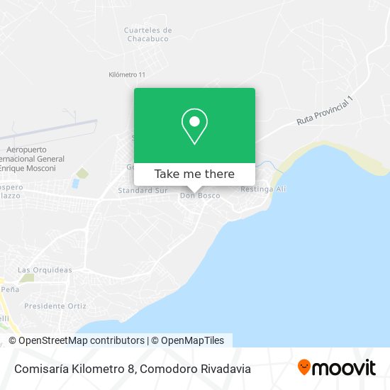 Mapa de Comisaría Kilometro 8