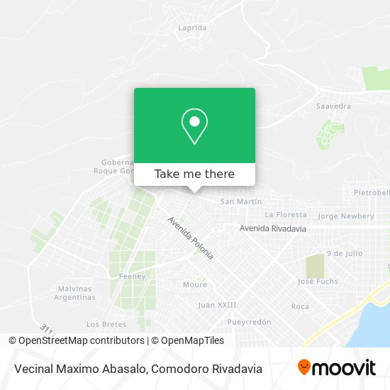 Vecinal Maximo Abasalo map
