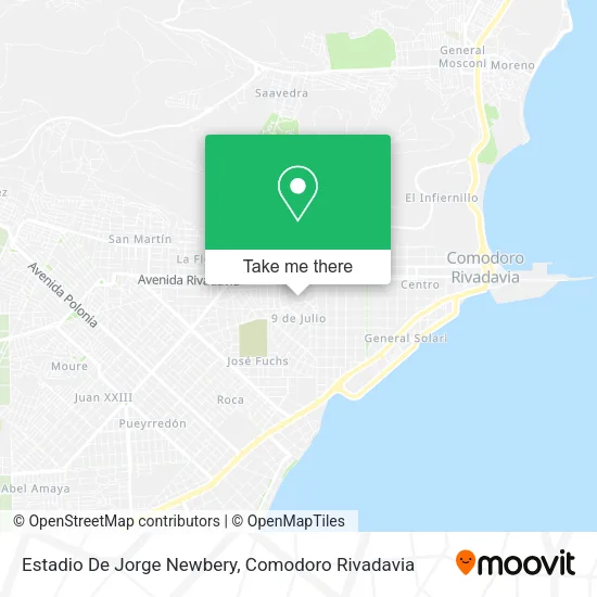 Mapa de Estadio De Jorge Newbery