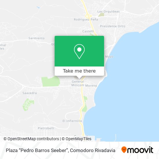 Mapa de Plaza “Pedro Barros Seeber”