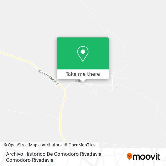 Mapa de Archivo Historico De Comodoro Rivadavia