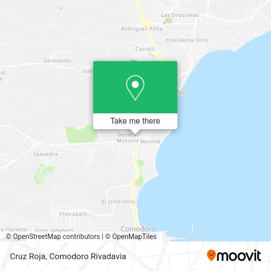 Cruz Roja map