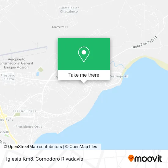 Iglesia Km8 map