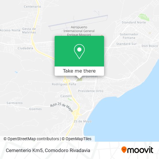 Cementerio Km5 map