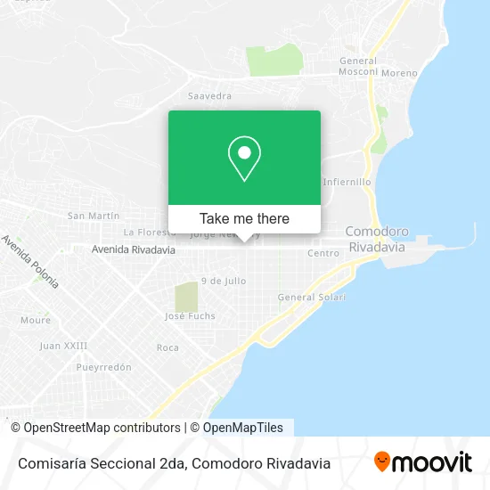 Mapa de Comisaría Seccional 2da