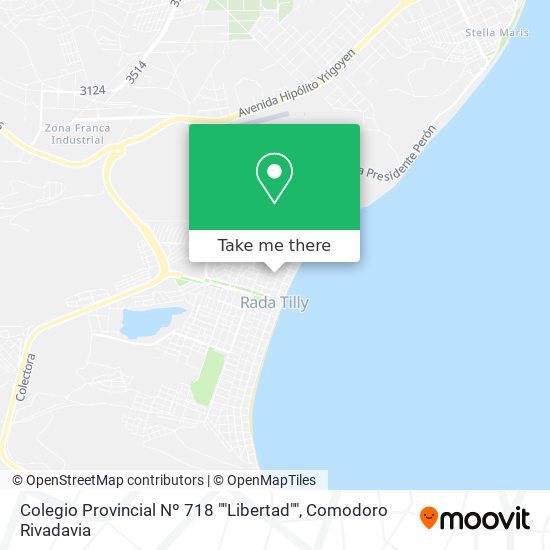 Colegio Provincial Nº 718 ""Libertad"" map