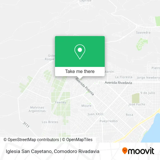 Iglesia San Cayetano map