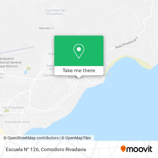 Escuela N° 126 map