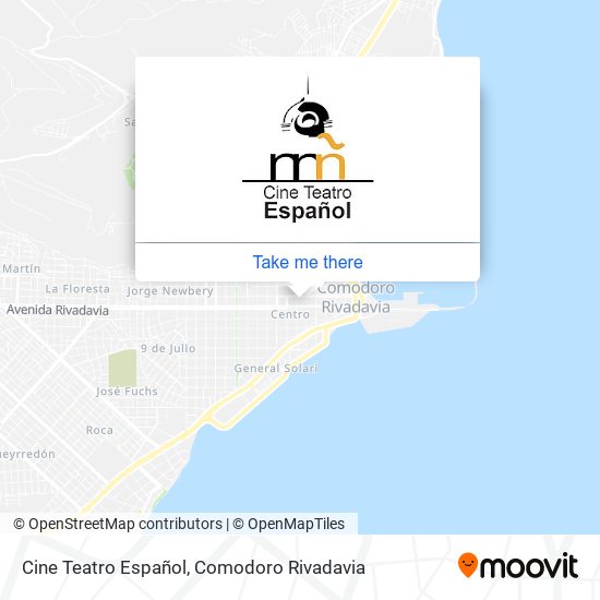 Mapa de Cine Teatro Español